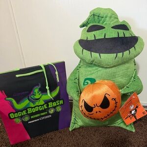 Oogie Boogie decoration and Disney Oogie Boogie Bash bag